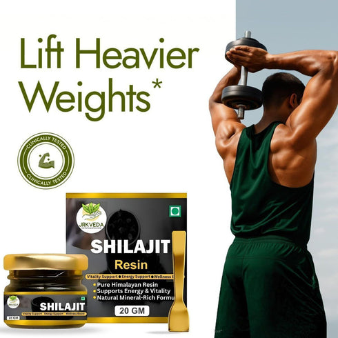 JRKVEDA Pure Himalayan Shilajit Resin – Premium Grade Vitality Booster