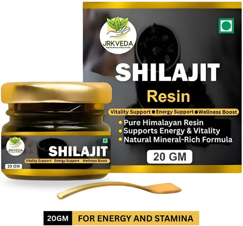 JRKVEDA Pure Himalayan Shilajit Resin – Premium Grade Vitality Booster