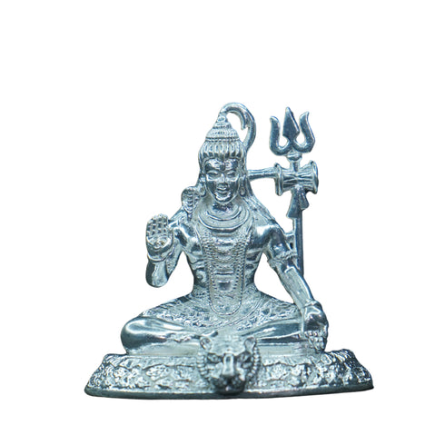 Pure Silver Shiva 64.88g By Mahita Collections