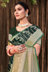 Deeva Sarees Green Satin Silk Saree