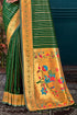 Deeva Sarees Green Paithani Silk Saree