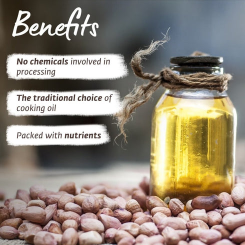 Isha Life Cold Pressed Groundnut Oil