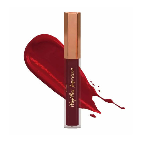FLiCKA Weightless Impression 04 April | Maroon Matte Finish Liquid Lipstick