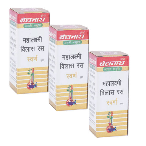 Baidyanath Mahalaxmi Vilas Ras with Gold 25 tabs