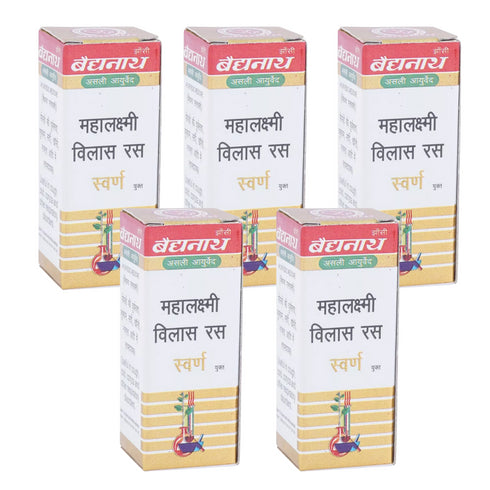 Baidyanath Mahalaxmi Vilas Ras with Gold 25 tabs