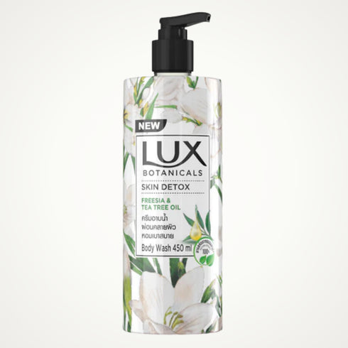 Lux Skin Detox Freesia and Tea Tree Oil Body Wash 450ml