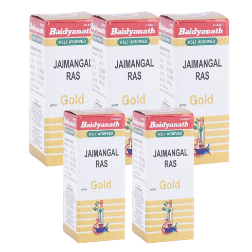 Baidyanath Jaymangal Ras (Swarna Yukta) 5 Tabs