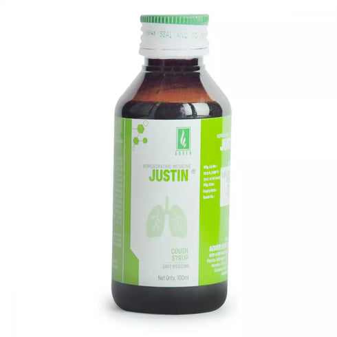 Adven Justin Cough Syrup Ideal Cough Reliver 100ml
