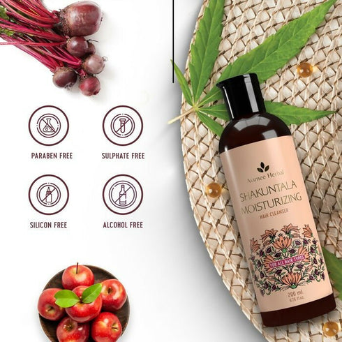 Avimee Herbal Shakuntala Moisturizing Hair Cleanser For Silky