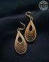 Bamboo India Quill Drop Earrings