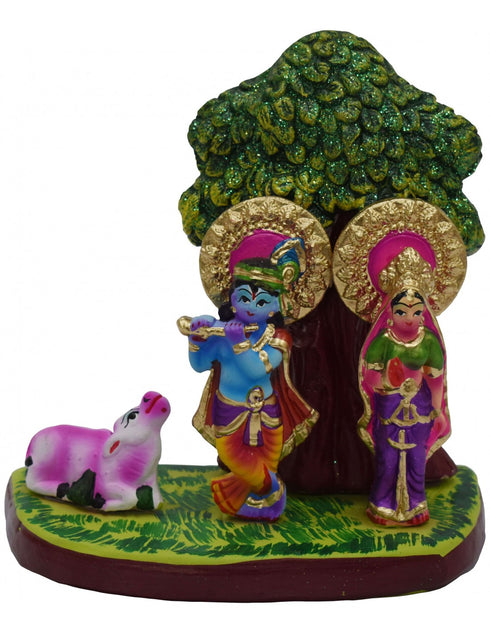 Rainbow Art Gallery Radha Krishna With Tree