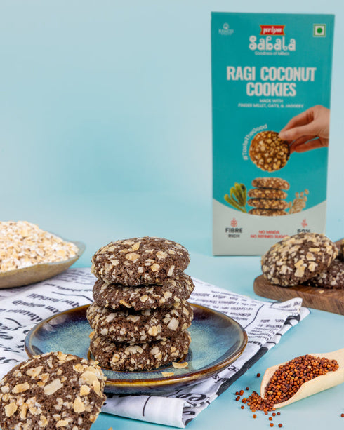Sabala Millets Millet Cookies - Ragi Coconut
