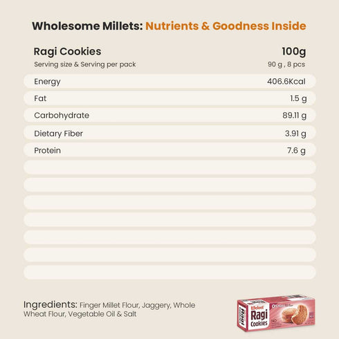 Weleet Assorted Cookies Diet Millet | Ragi | Multi-Grain & Banana Millet