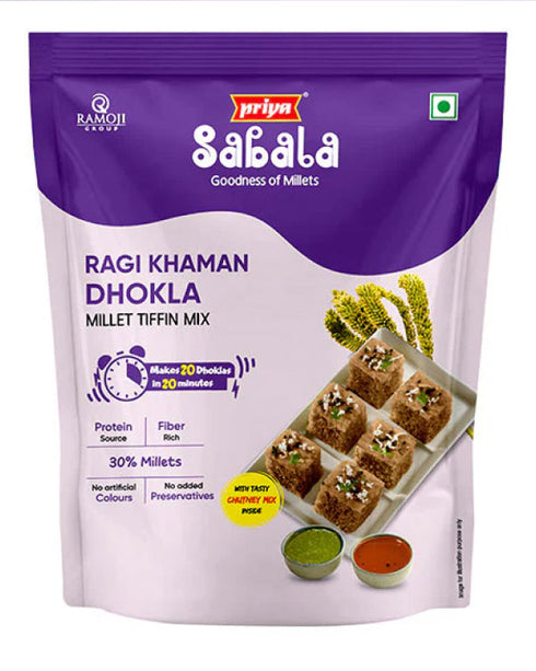 Sabala Millets Ragi Khaman Dhokla