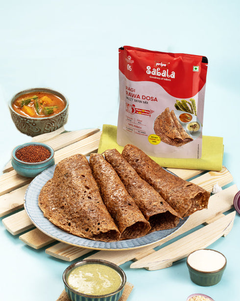 Sabala Millets Ragi Rawa Dosa