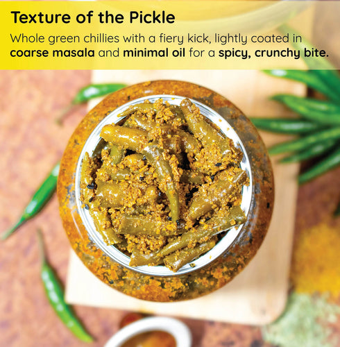 FARMDIDI Rajasthani Hari Mirch ka Achar