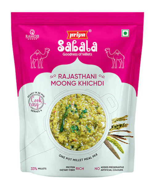 Sabala Millets Rajasthani Moong Khichdi