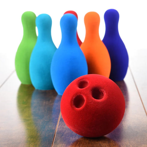 Rubbabu Bowling Set |Six pins with one ball 5.5