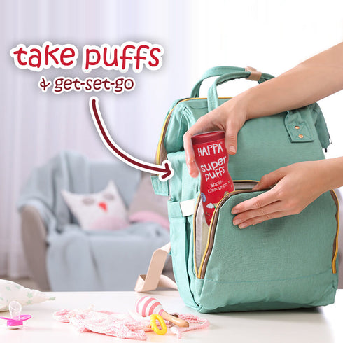 Happa Baby Puffs Apple Cinnamom Flavour