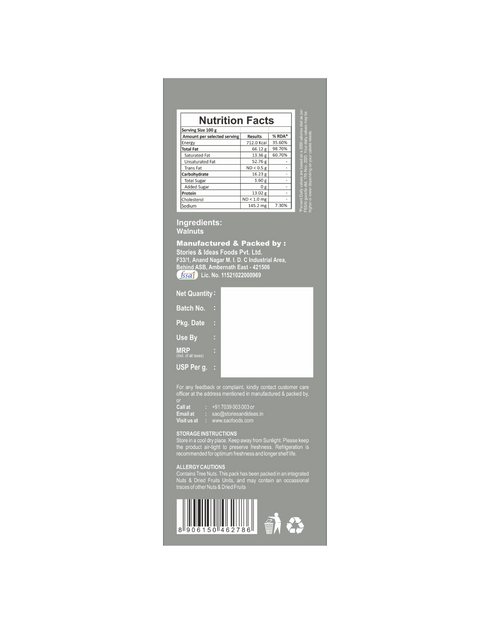 SAO Foods Premium Walnuts