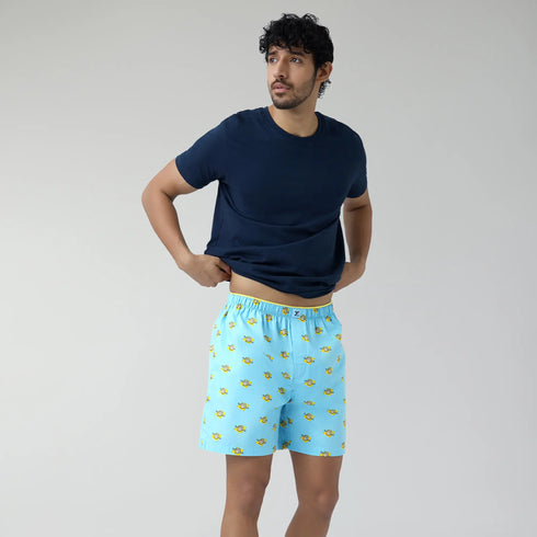 XYXX Renew Combed Cotton Boxer Shorts Blue Sky