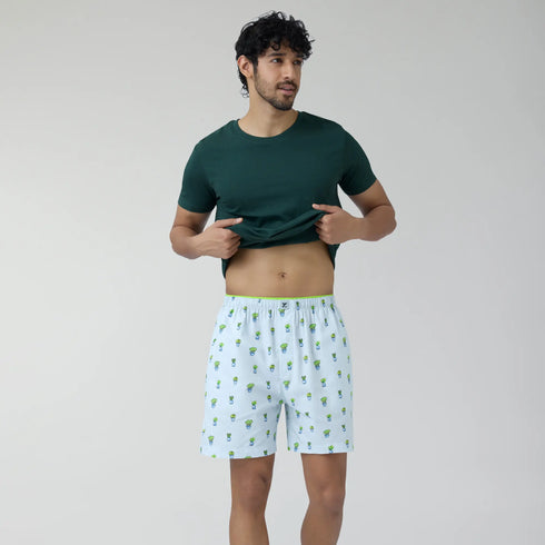 XYXX Renew Combed Cotton Boxer Shorts Ice Blue