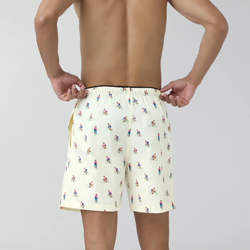 XYXX Renew Combed Cotton Boxer Shorts Ivory White