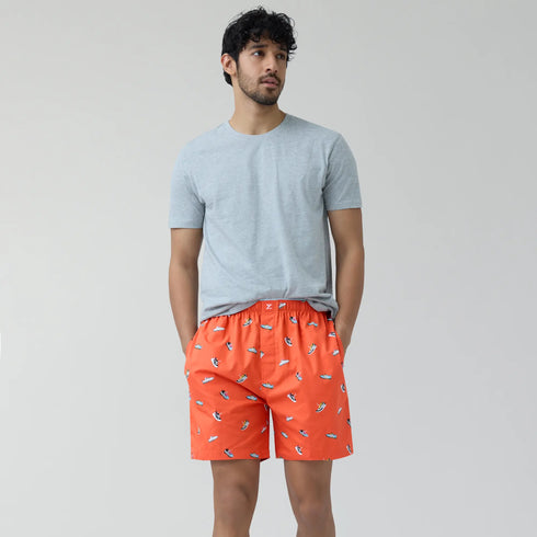 XYXX Renew Combed Cotton Boxer Shorts Orange Zest