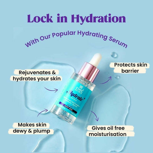 Chicnutrix Hydrate Face Serum 5% Hyaluronic Acid Complex with Glycerin & Panthenol
