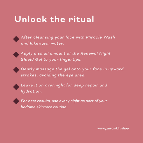 Plural Skin Renewal Night Sheild Gel with Marine Collagen Complex