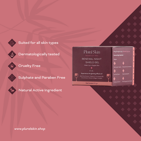 Plural Skin Renewal Night Sheild Gel with Marine Collagen Complex