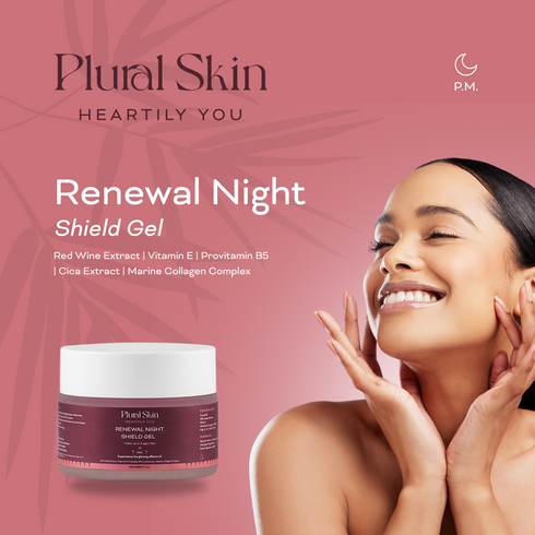 Plural Skin Renewal Night Sheild Gel with Marine Collagen Complex