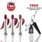 Moraze Cosmetics 3 Ultra Soft Matte Lipstick Kit Free Waterproof Eyeliner