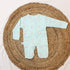 Bachpan kids wear New Born Mint Green Romper With Matching Beanie