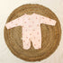 Bachpan kids wear New Born Rompers with Matching Beanie -Pale Pastel Pink