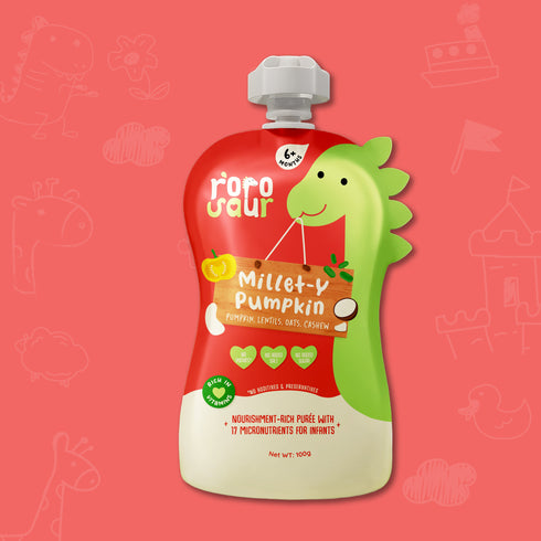 Rorosaur Millet-Y Pumpkin Baby Puree