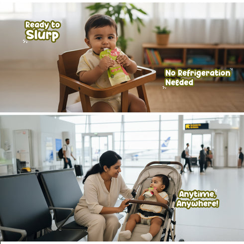 Rorosaur Spinachy Grains Baby Puree