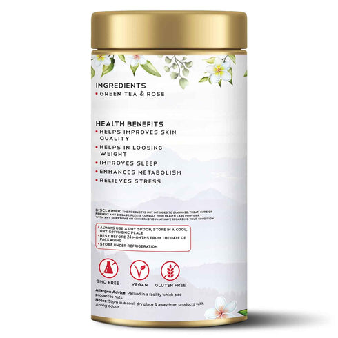 Tea Raja - Rose Herbal Green Tea