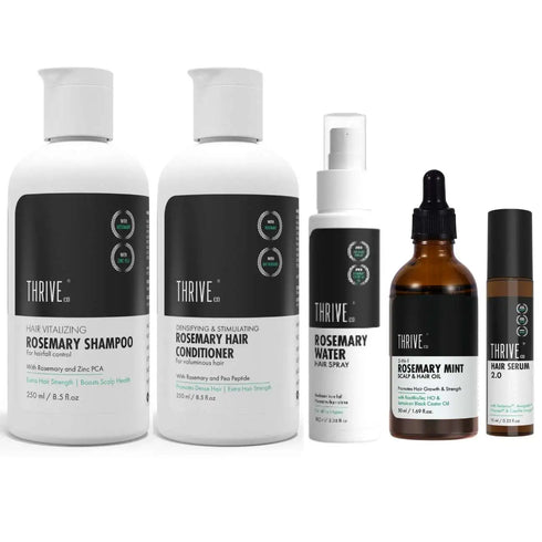 Thriveco Rosemary Shampoo Rosemary Conditioner Rosemary Water Rosemary Mint Oil Hair Serum 2 0 Roll On