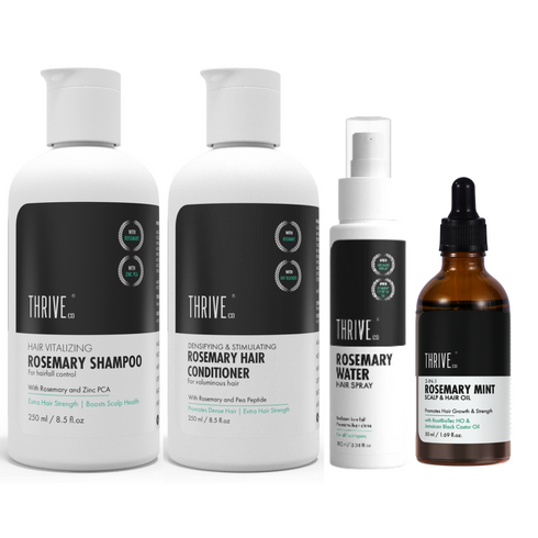 Thriveco Rosemary Shampoo Rosemary Conditioner Rosemary Water Rosemary Mint Oil