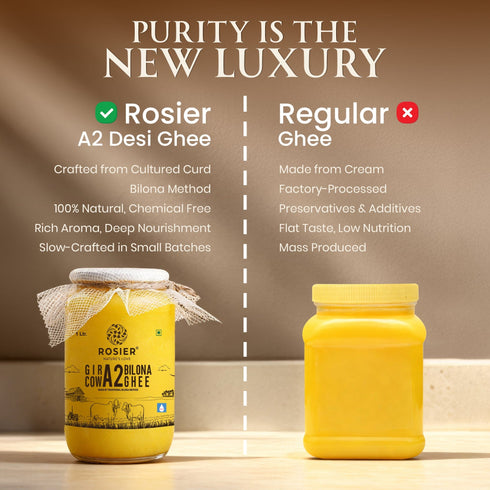 Gir Cow A2 ghee - Made From Curd