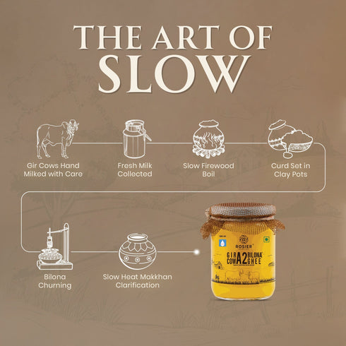 Gir Cow A2 ghee - Made From Curd