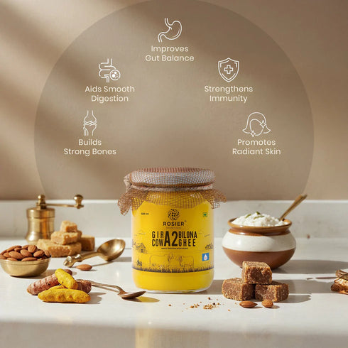 ROSIER Gir Cow A2 Ghee | Made From Curd