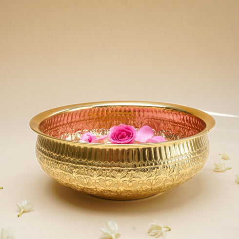 Royal Garden Brass Urli