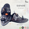 Vhaanfootwear Dark brown senapati kapshi kolhapuri chappal for men with sound