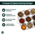 9-in-1 Steel Masala Box | Airtight Spice Containers with Lid | Multi-Purpose Kit