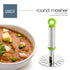 Stainless Steel Potato Crusher Vegetable Smasher Pav Bhaji Masher with Handle