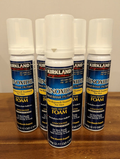 Style Make Kirkland 1 Month Supply Minoxidil 5 Foam Hair Regrowth For Men