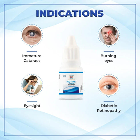 Isotine Plus Eye Drop 10ml