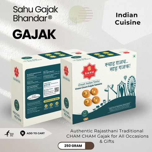 Sahu Gajak Bhandar Cham Cham Gajak Sweets